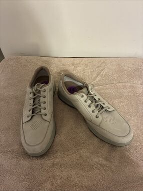 Men’s Rockport Leather Bone Walking Shoes Size 14 In New Condition